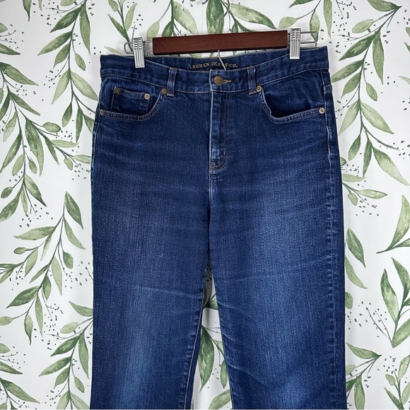 Lauren Ralph Lauren Classic Bootcut Jeans. Dark wash. Size 8 - Picture 2 of 11